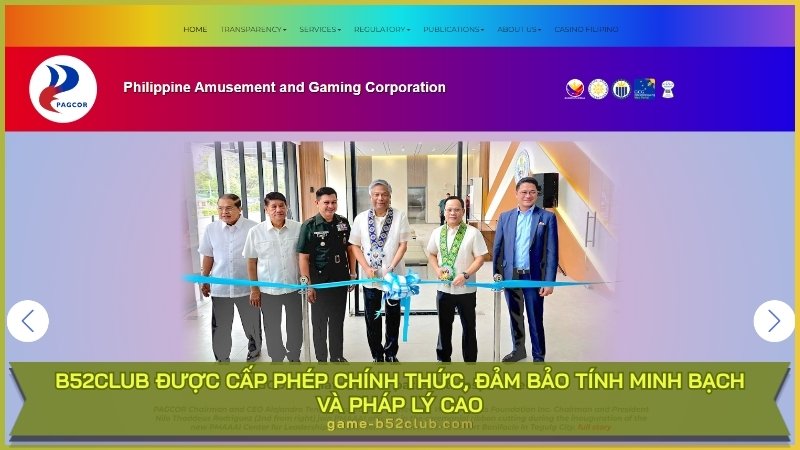 B52Club được cấp phép chính thức, đảm bảo tính minh bạch và pháp lý cao