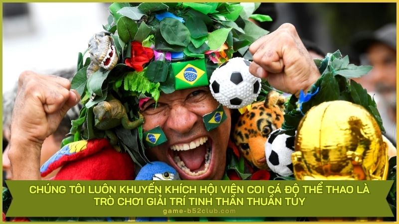 Chúng tôi luôn khuyến khích hội viên coi cá độ thể thao là trò chơi giải trí tinh thần thuần túy. 