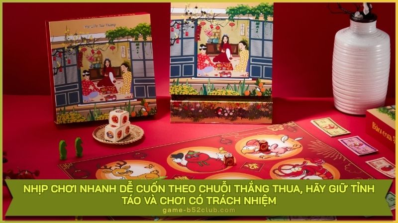 Nhịp chơi nhanh dễ cuốn theo chuỗi thắng thua, hãy giữ tỉnh táo và chơi có trách nhiệm