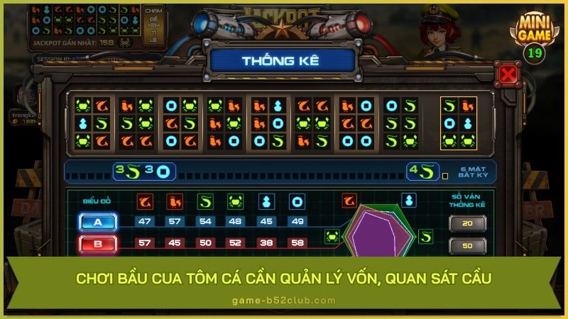 Chơi Bầu cua tôm cá dù là Song Pháo hay biến thể khác đề cần quản lý vốn, quan sát cầu
