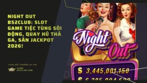 Night Out B52Club: Slot game tiệc tùng sôi động, quay hũ thả ga, săn Jackpot 2026!