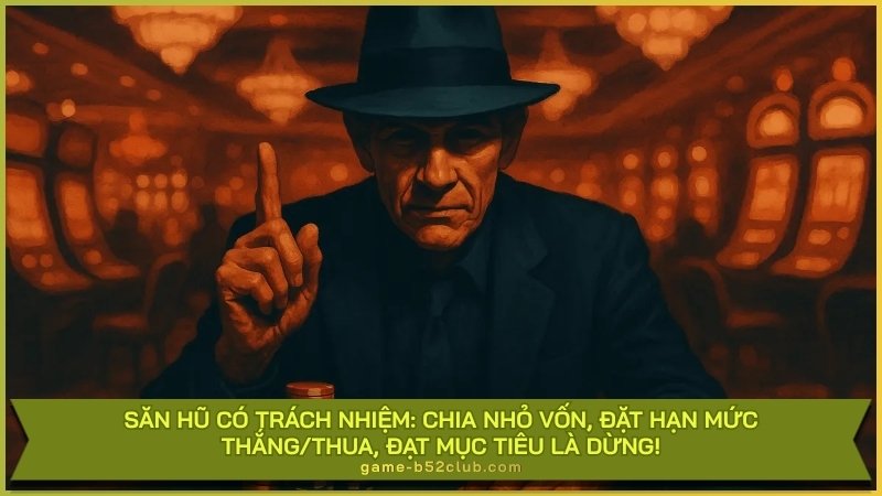 Săn hũ có trách nhiệm: Chia nhỏ vốn, đặt hạn mức thắng/thua, đạt mục tiêu là dừng!